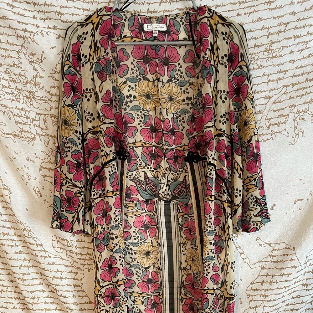 ZARA TRF kimono, floor length!